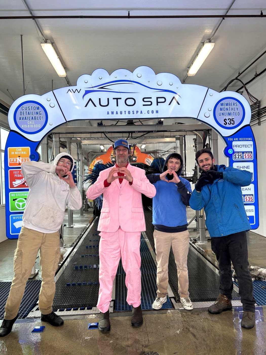 The Ultra Car Wash team in Waterville, OH